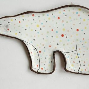 Bear shape plate